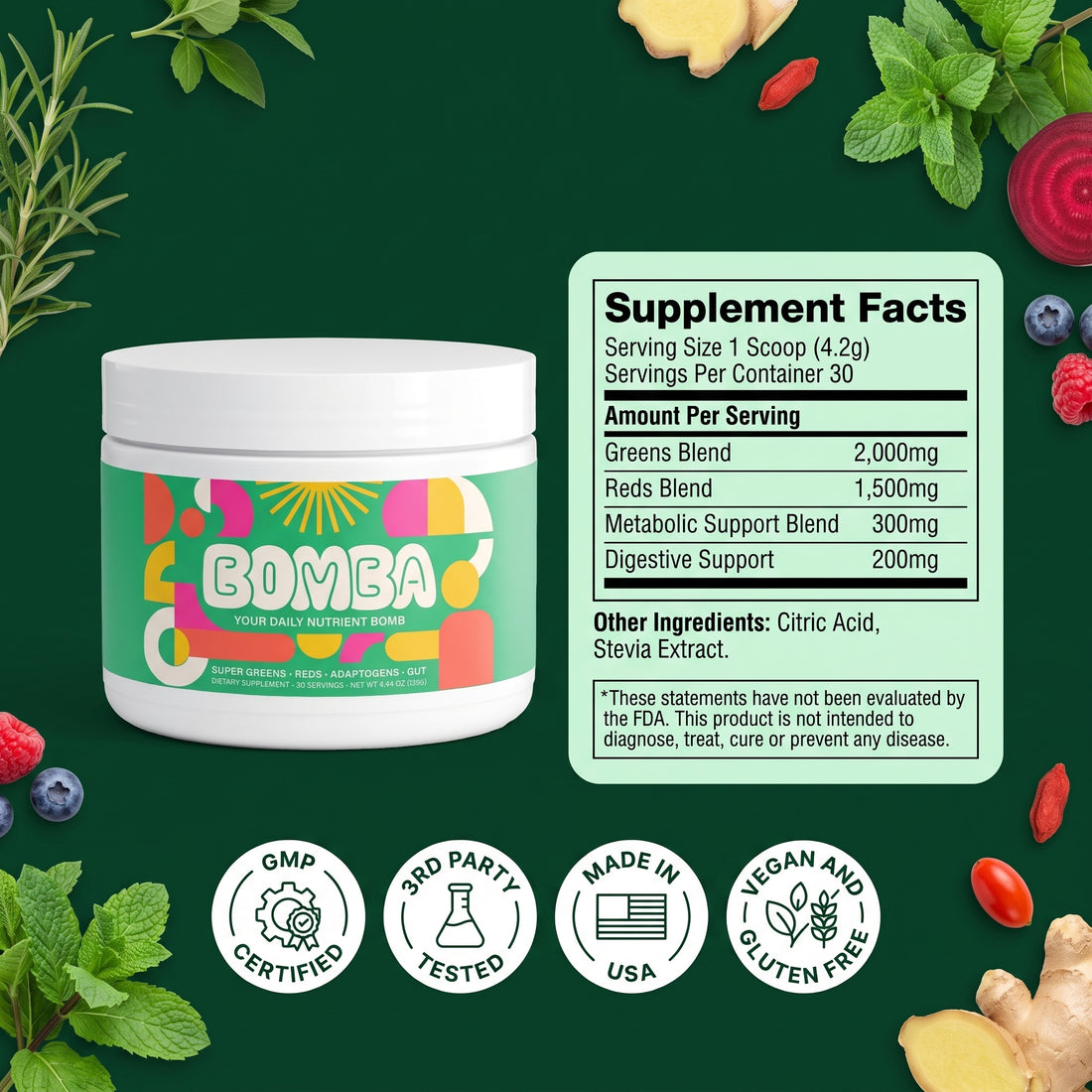 BOMBA: Daily Nutrient Bomb